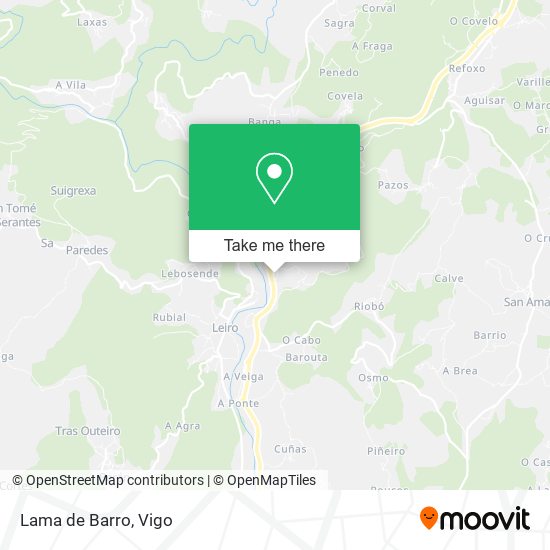 Lama de Barro map