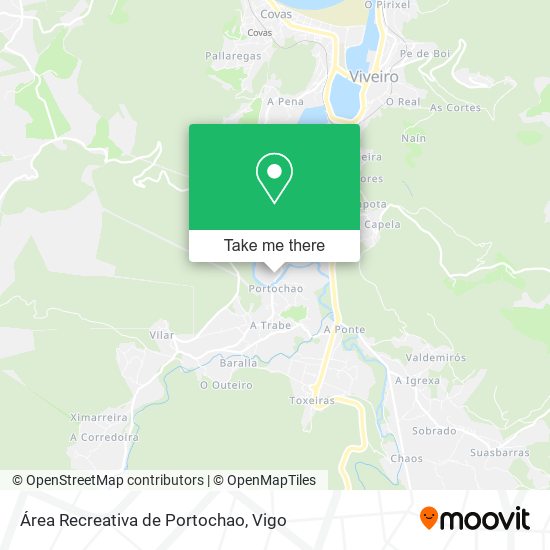 Área Recreativa de Portochao map