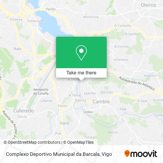 Complexo Deportivo Municipal da Barcala map