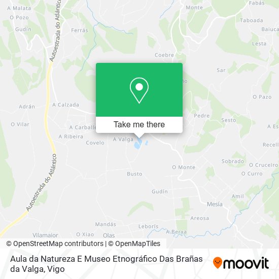 Aula da Natureza E Museo Etnográfico Das Brañas da Valga map