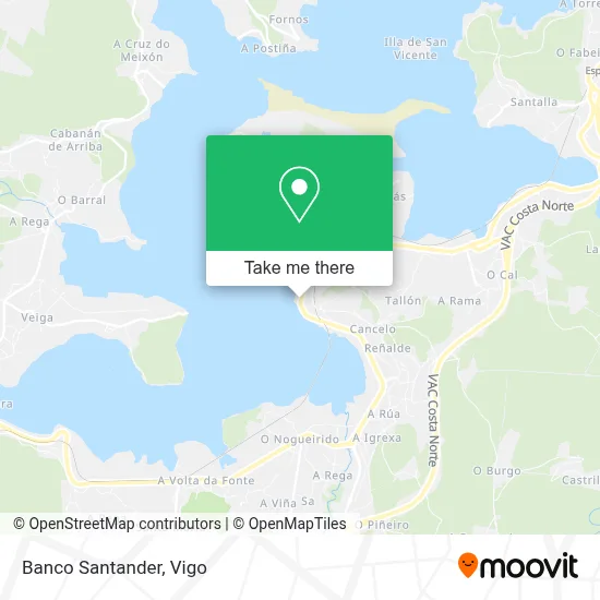 Banco Santander map