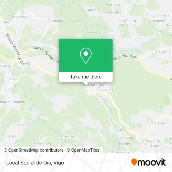 Local Social de Ois map