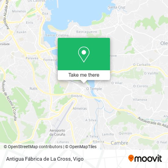 Antigua Fábrica de La Cross map