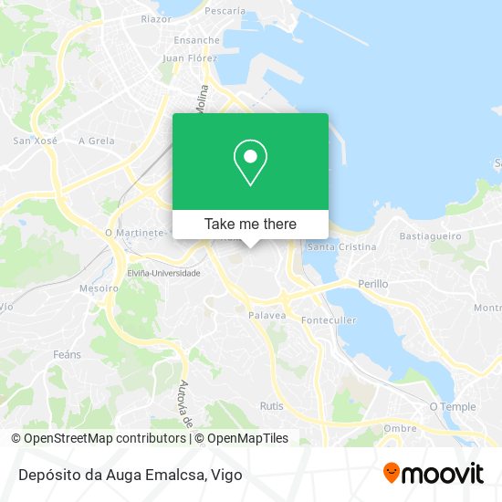 Depósito da Auga Emalcsa map