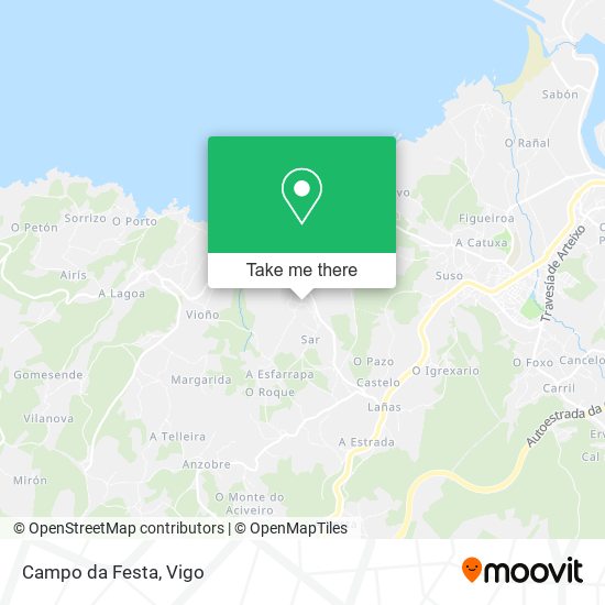 Campo da Festa map