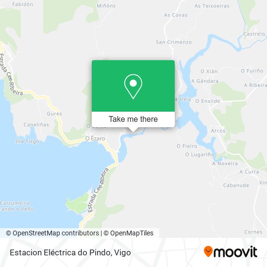 Estacion Eléctrica do Pindo map