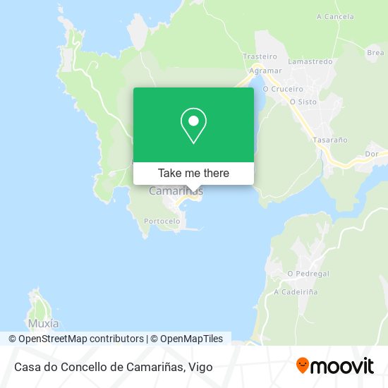 Casa do Concello de Camariñas map