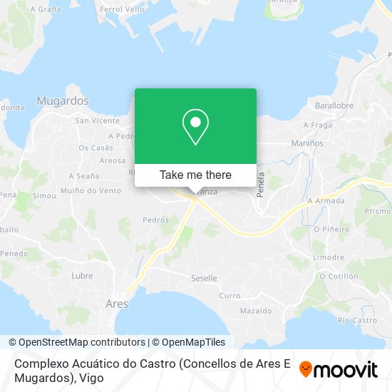 Complexo Acuático do Castro (Concellos de Ares E Mugardos) map