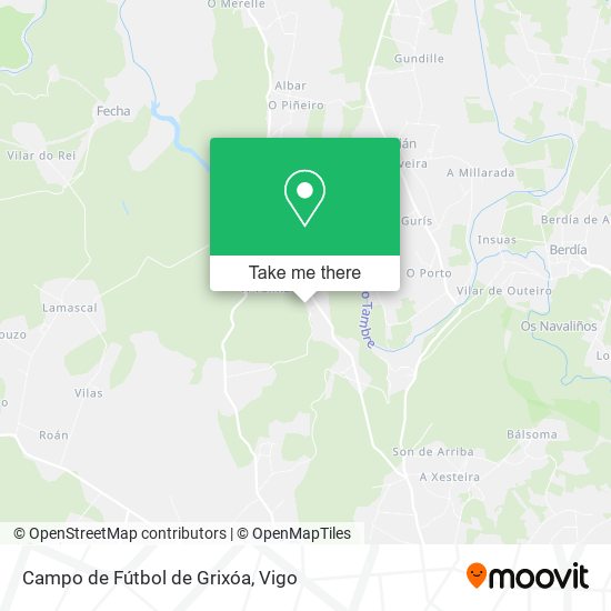Campo de Fútbol de Grixóa map