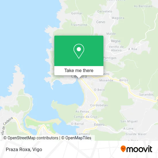 Praza Roxa map