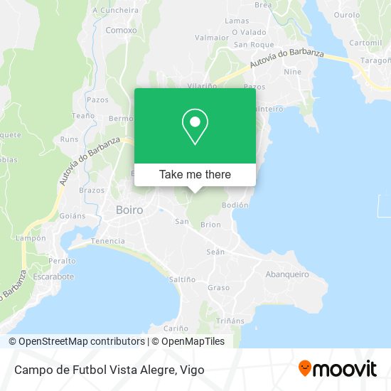 Campo de Futbol Vista Alegre map