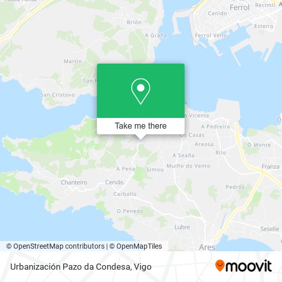 Urbanización Pazo da Condesa map