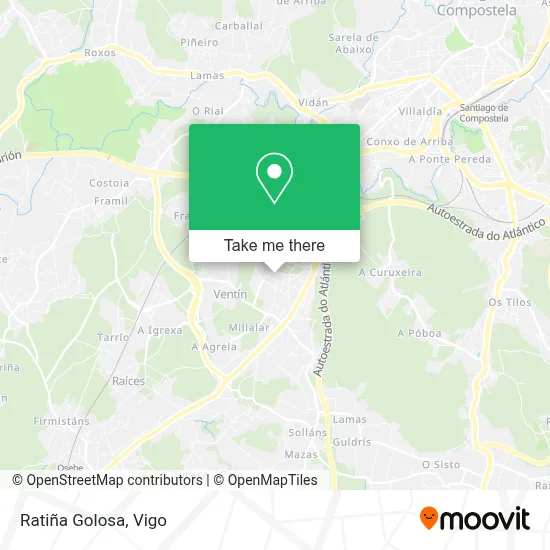 Ratiña Golosa map