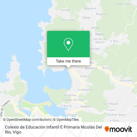 Colexio de Educación Infantil E Primaria Nicolás Del Río map