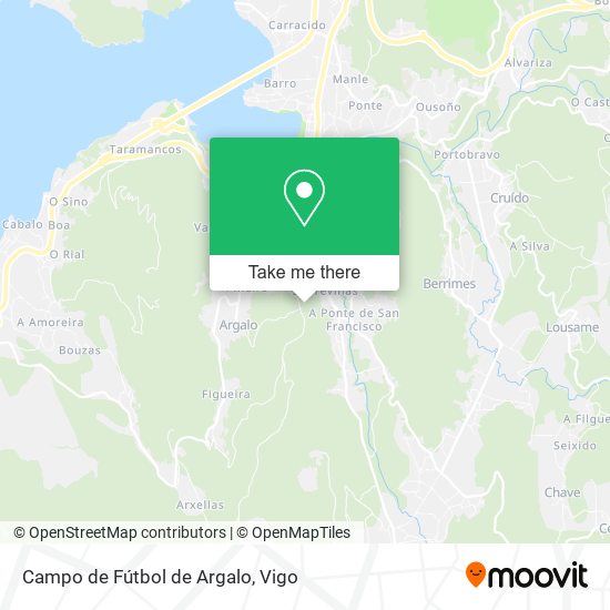 Campo de Fútbol de Argalo map