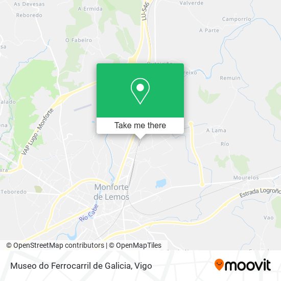Museo do Ferrocarril de Galicia map