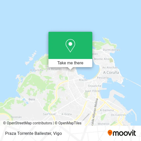 Praza Torrente Ballester map