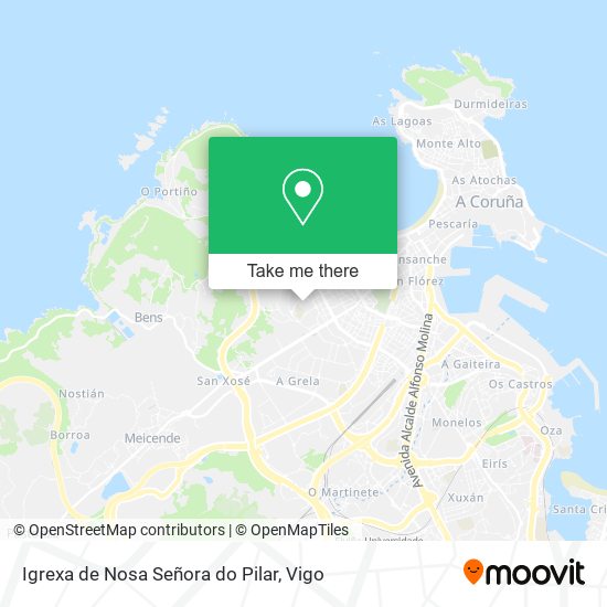 Igrexa de Nosa Señora do Pilar map