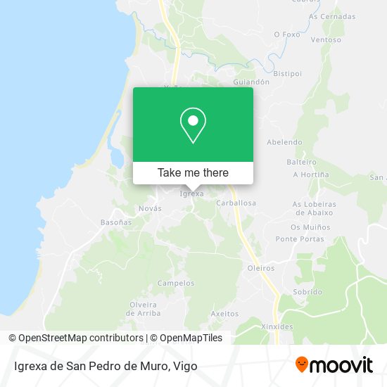 Igrexa de San Pedro de Muro map