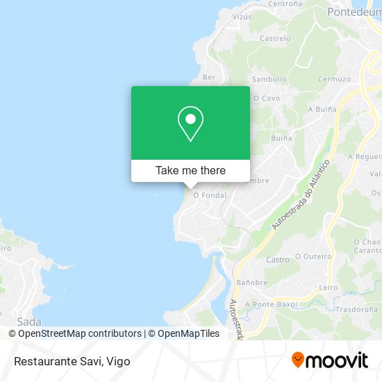 mapa Restaurante Savi
