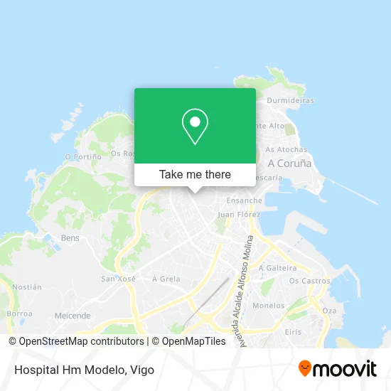 Hospital Hm Modelo map