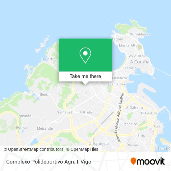 Complexo Polideportivo Agra I map