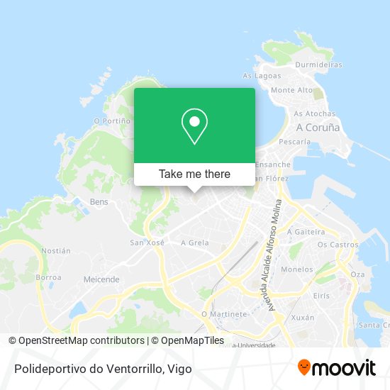 Polideportivo do Ventorrillo map