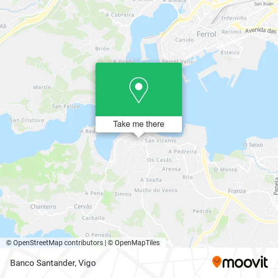 Banco Santander map