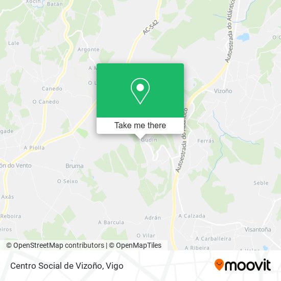 Centro Social de Vizoño map