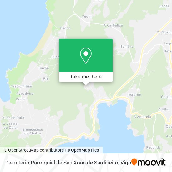 Cemiterio Parroquial de San Xoán de Sardiñeiro map