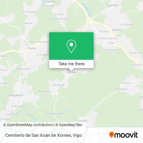 Cemiterio de San Xoán de Xornes map