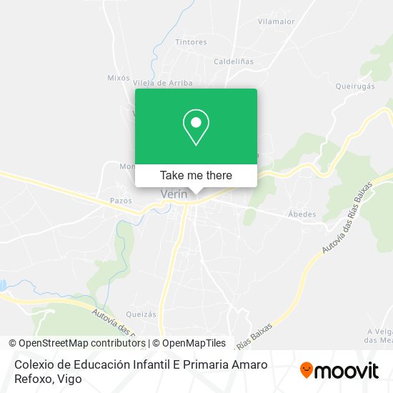 Colexio de Educación Infantil E Primaria Amaro Refoxo map