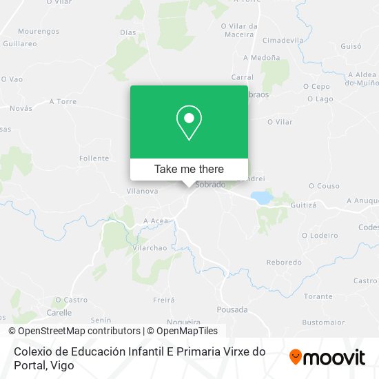 Colexio de Educación Infantil E Primaria Virxe do Portal map
