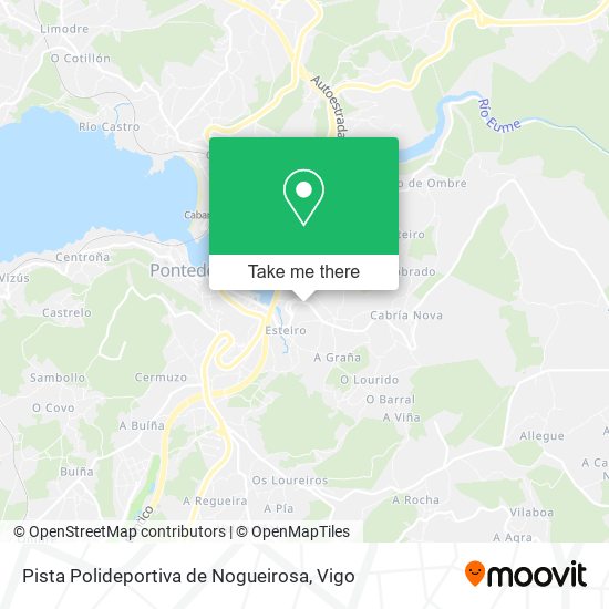 Pista Polideportiva de Nogueirosa map