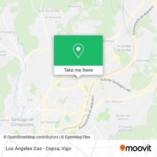 Los Ángeles Gas - Cepsa map