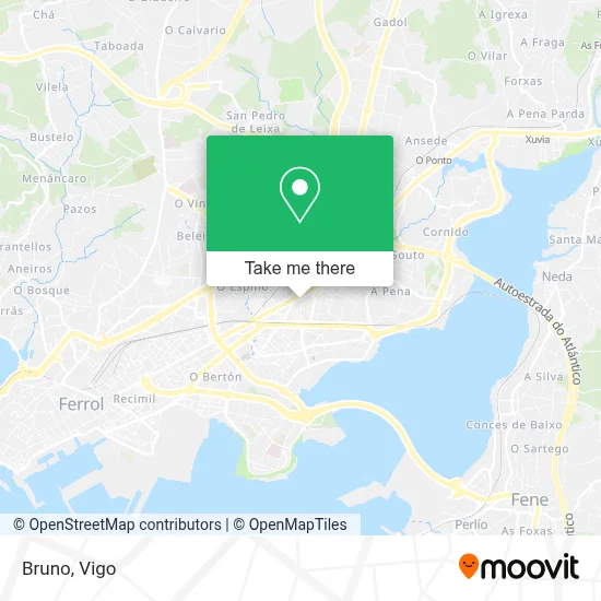 Bruno map
