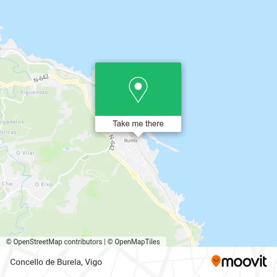 Concello de Burela map