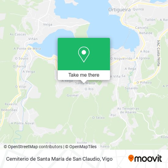 Cemiterio de Santa María de San Claudio map