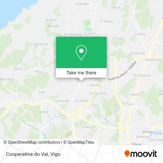 Cooperativa do Val map