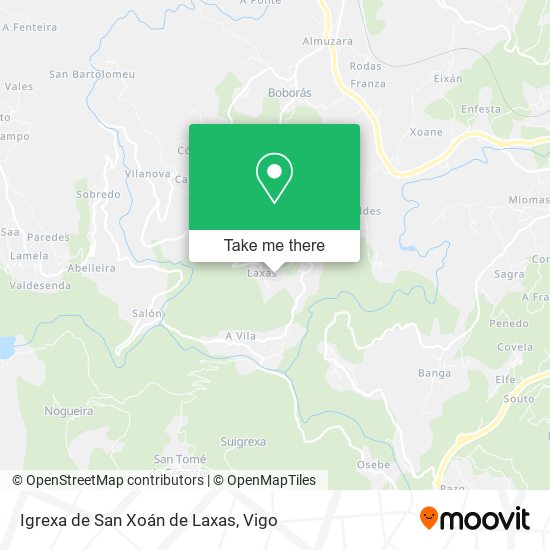 Igrexa de San Xoán de Laxas map