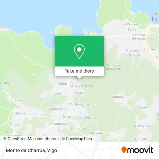 Monte da Charrúa map