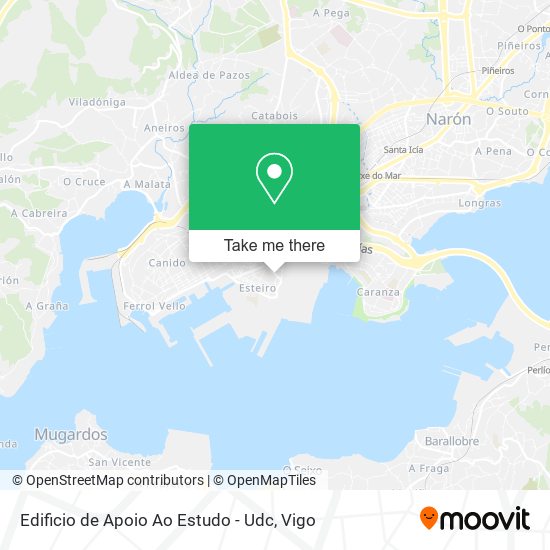 mapa Edificio de Apoio Ao Estudo - Udc