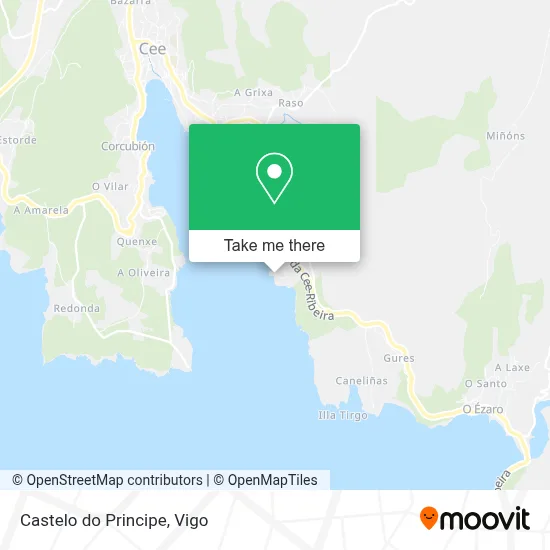 Castelo do Principe map