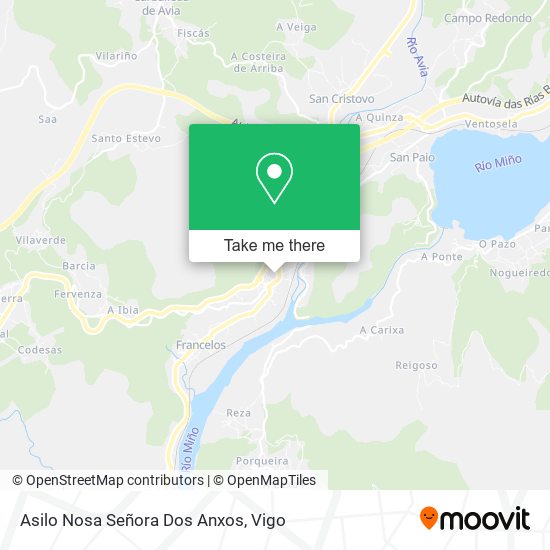 mapa Asilo Nosa Señora Dos Anxos