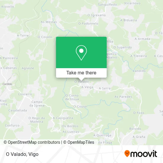 O Valado map