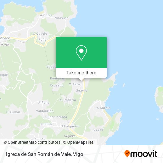 Igrexa de San Román de Vale map