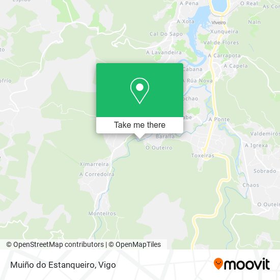 Muiño do Estanqueiro map