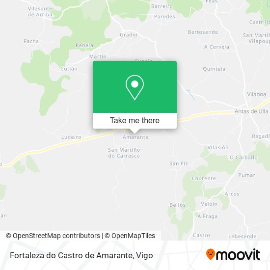 Fortaleza do Castro de Amarante map