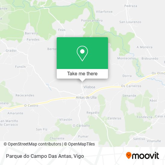 Parque do Campo Das Antas map
