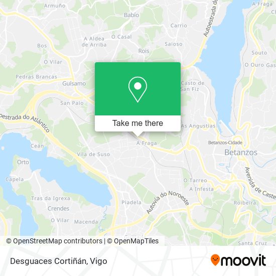 Desguaces Cortiñán map
